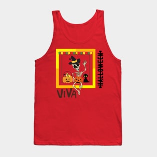 VIVA - HALLOWEEN - Skeleton - Pumpkin Tank Top